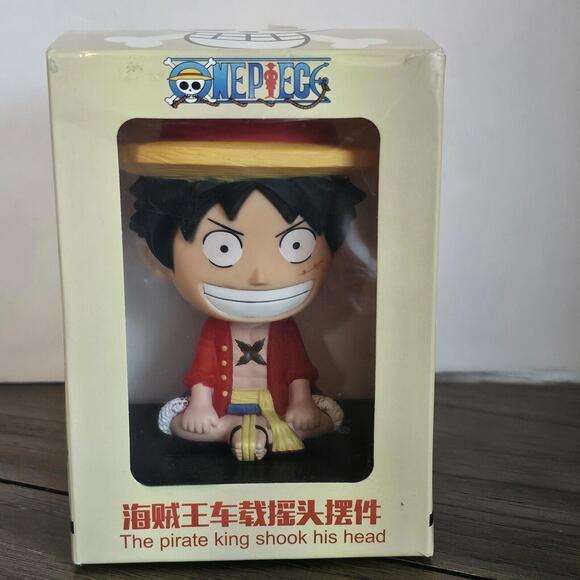 Super Hero Monkey D Luffy Bobblehead w/Mobile Holder for Car Dashboard Or Desk - Picture 8 of 12